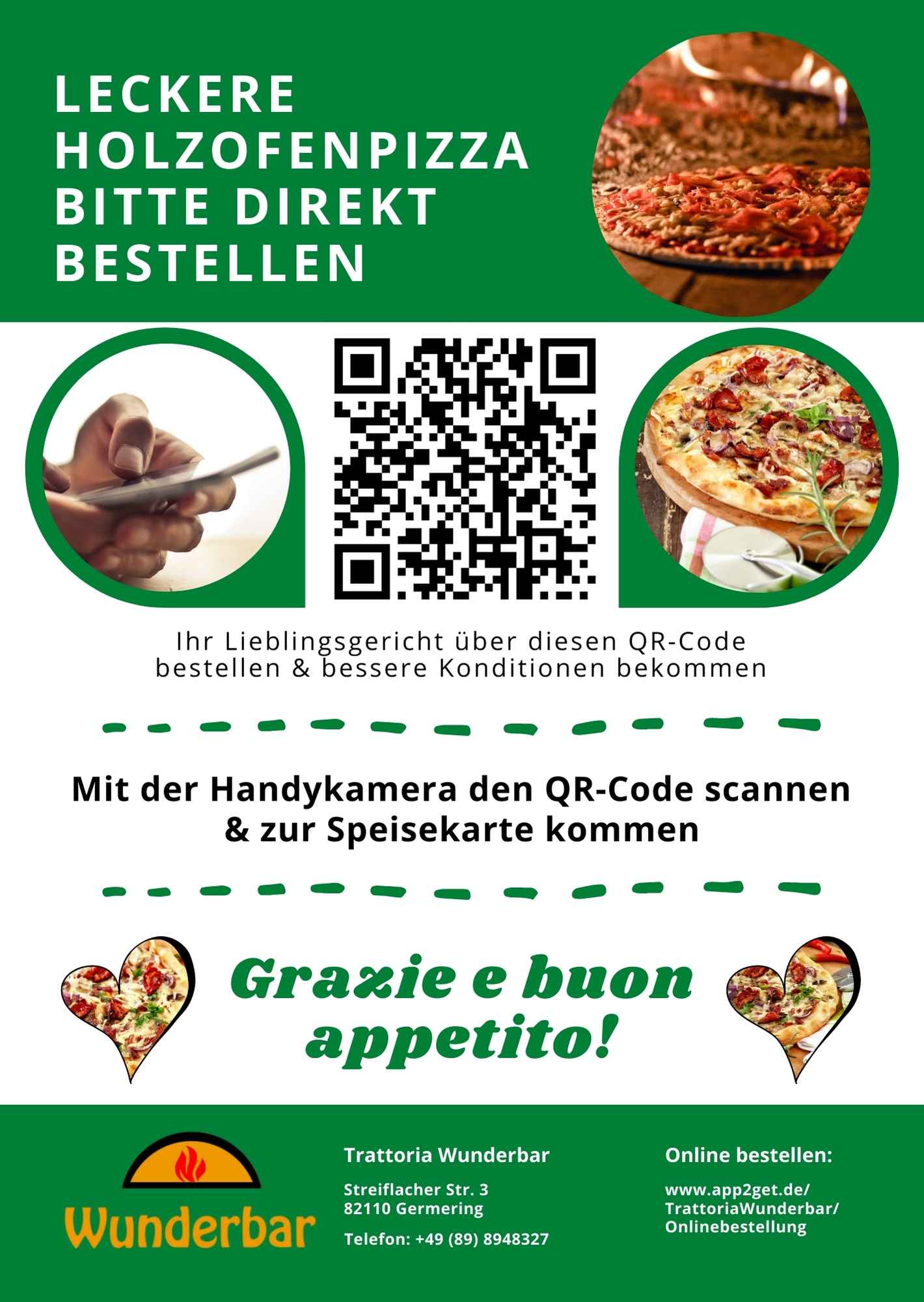 Flyer-Trattoria-Wunderbar-A5 design.alpha11.de-Offline Marketing für Ihr Unternehmen